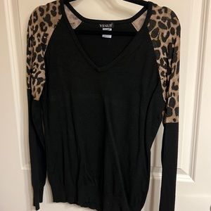animal print sweater